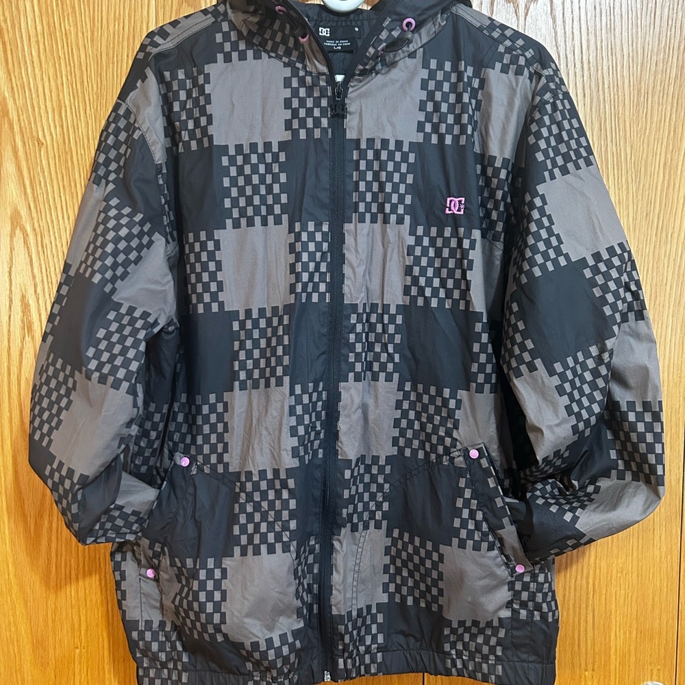DC Black and grey Checkered Jacket